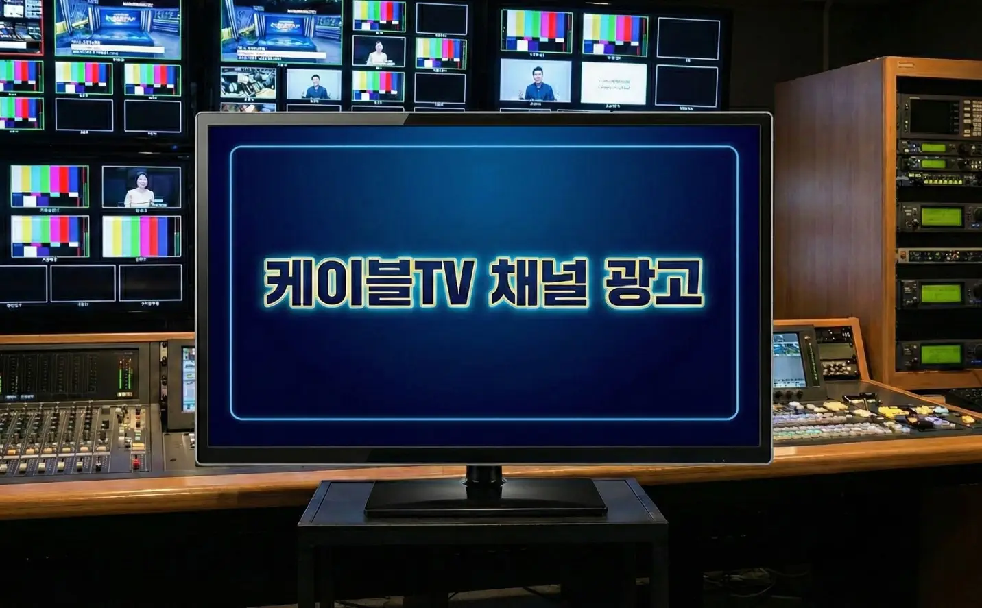 실제 공시 요율표 기준에 맞춤 설계된 케이블 TV 광고 송출 단가 요약 이미지